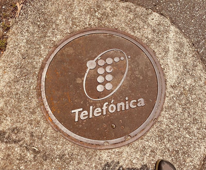 Telefonica while walking the Camino de Santiago