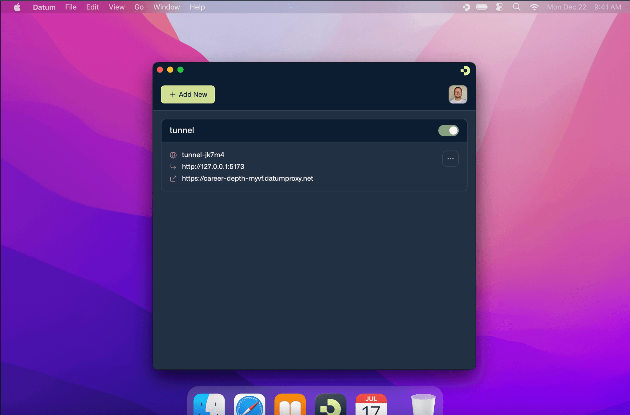 Datum Desktop in action